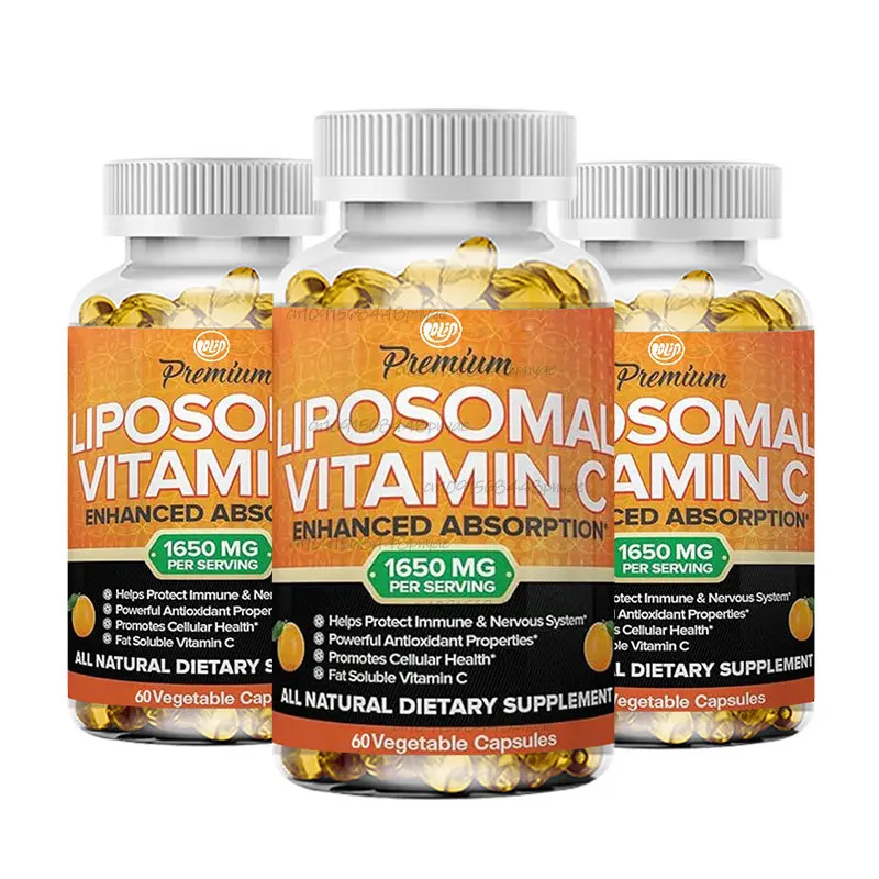 Liposome Vitamin C 1650 mg - High absorption ascorbic acid - Supports immune system and collagen boosters - Strong antioxidants
Liposome Vitamin C 1650 mg - High absorption ascorbic acid - Supports immune system and collagen boosters - Strong antioxidants