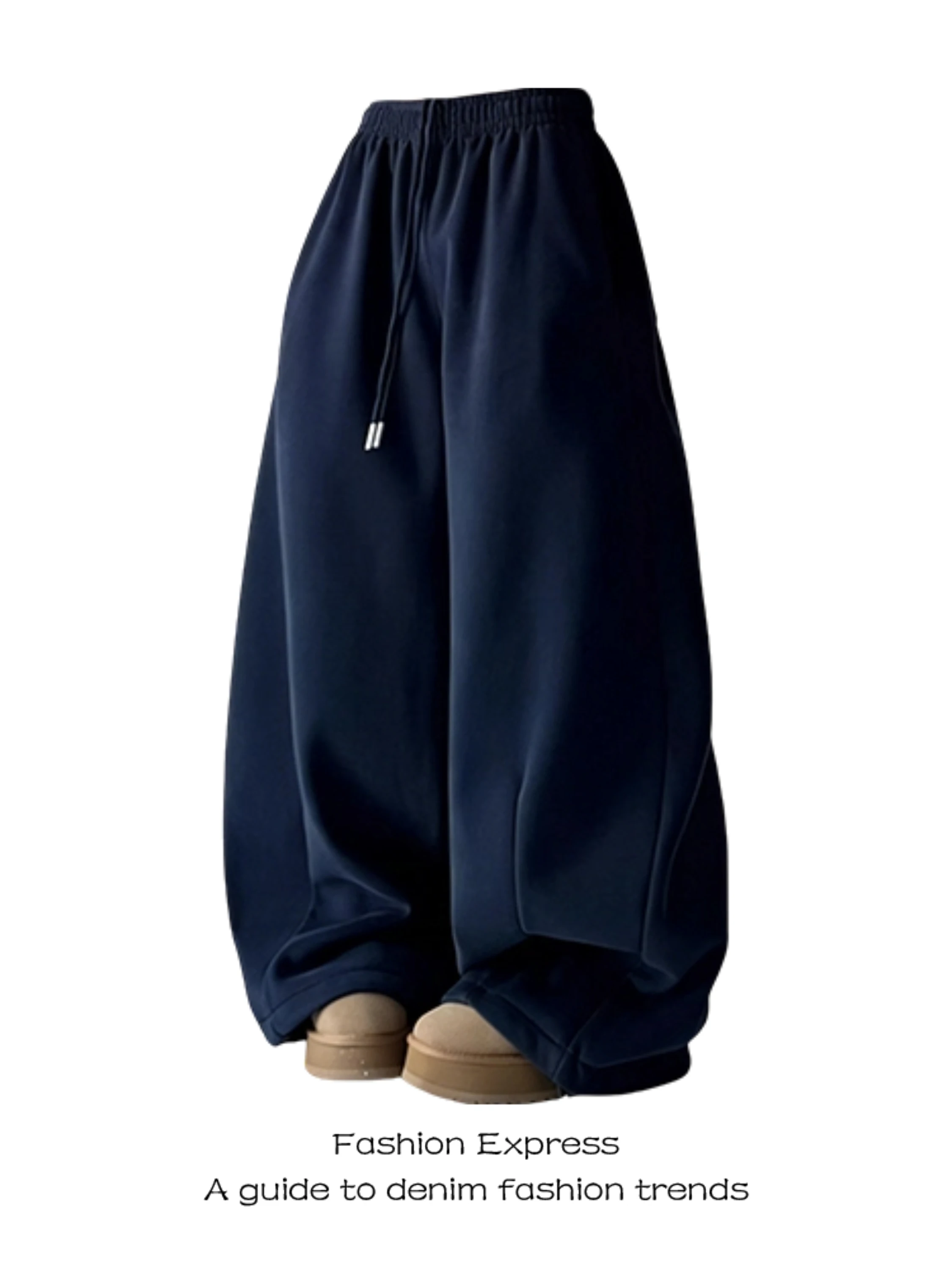 Синие женские спортивные брюки с широкими штанинами, высокой талией, свободного кроя, для уличных танцев, осенне-зимние повседневные прямые брюки
Синие женские спортивные брюки с широкими штанинами, высокой талией, свободного кроя, для уличных танцев, осенне-зимние повседневные прямые брюки