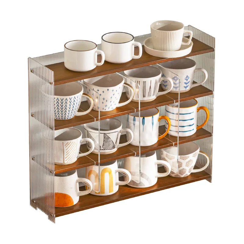 Water cup holder Paper cup coffee Red wine cup storage rack High-end light luxury finishing rack Dust-proof
Water cup holder Paper cup coffee Red wine cup storage rack High-end light luxury finishing rack Dust-proof