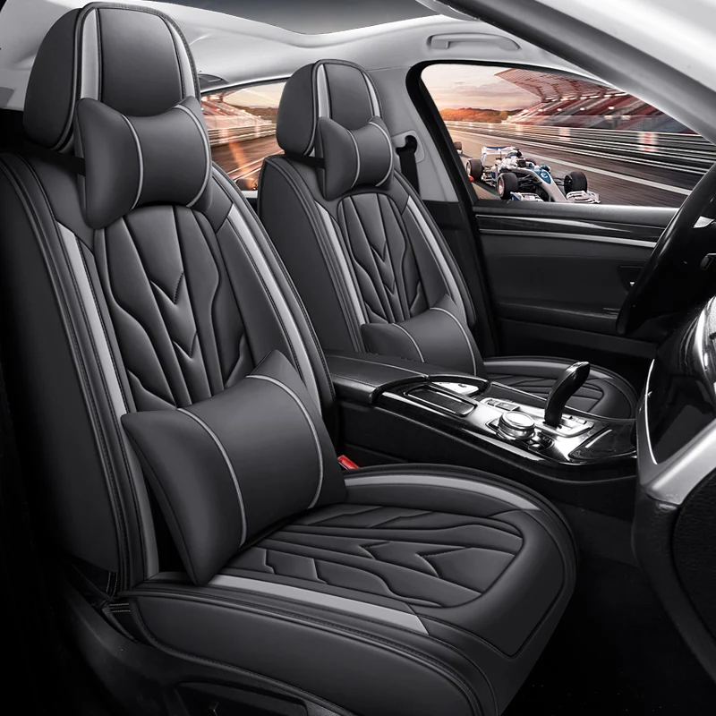 Универсальные чехлы на автомобильные сиденья из искусственной кожи для автостайлинга интерьера
Универсальные чехлы на автомобильные сиденья из искусственной кожи для автостайлинга интерьера