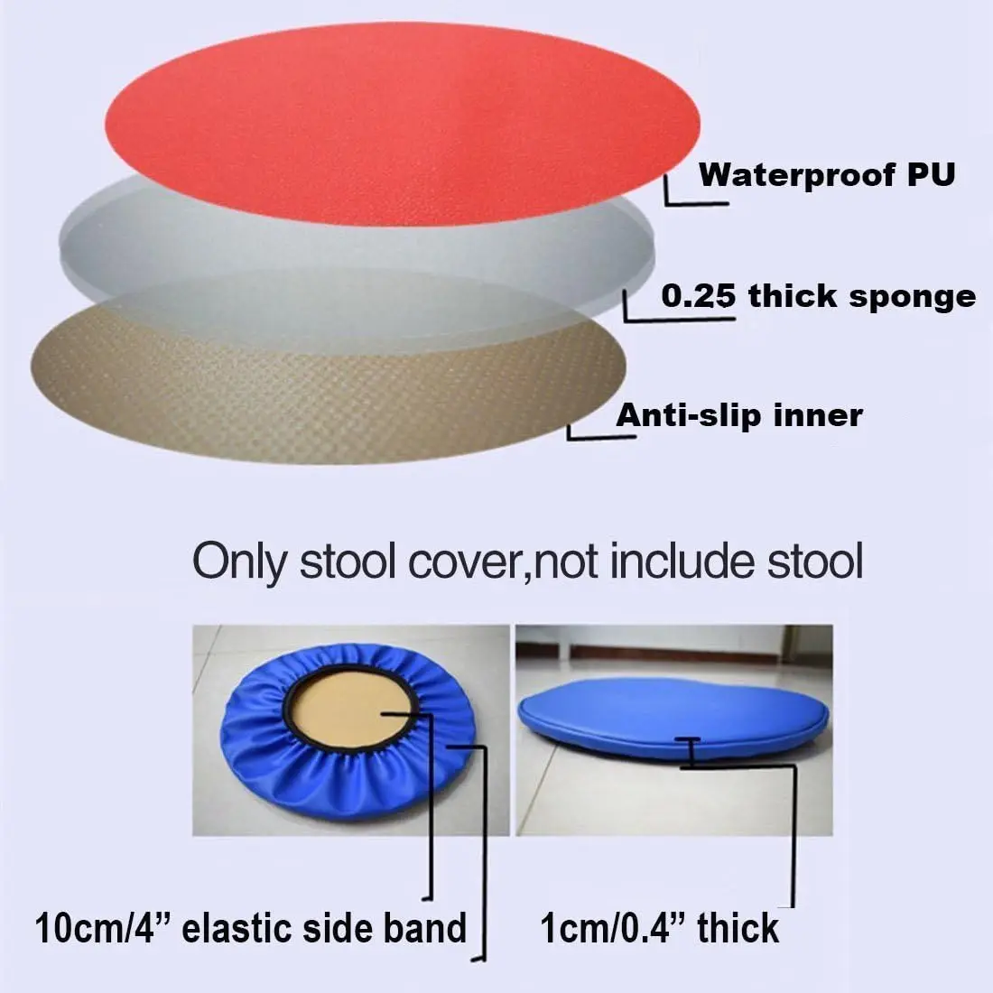 2 Pack Waterproof Pu Bar Stool Cover Anti-Slip Round Seat Cover 16.5 Inch Coffee
2 Pack Waterproof Pu Bar Stool Cover Anti-Slip Round Seat Cover 16.5 Inch Coffee