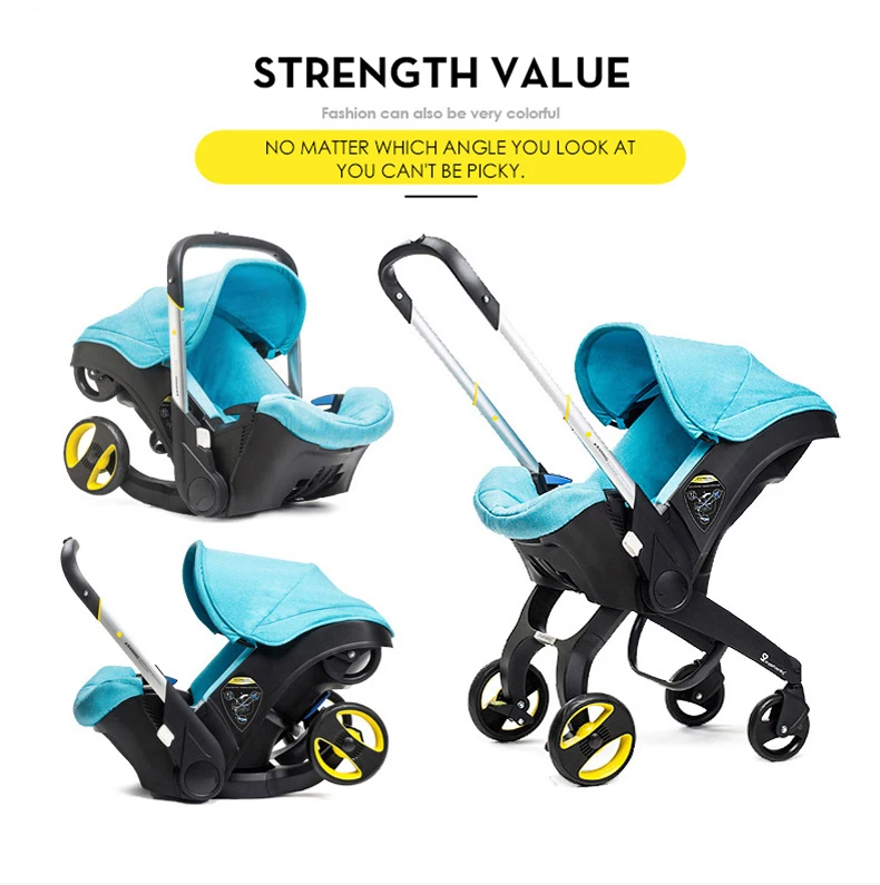 Lightweight Baby Stroller 2-in-1 with Car Safety Seat Foldable Carriage Newborn Travel System Safe and Stable Buggy New Pram
Lightweight Baby Stroller 2-in-1 with Car Safety Seat Foldable Carriage Newborn Travel System Safe and Stable Buggy New Pram