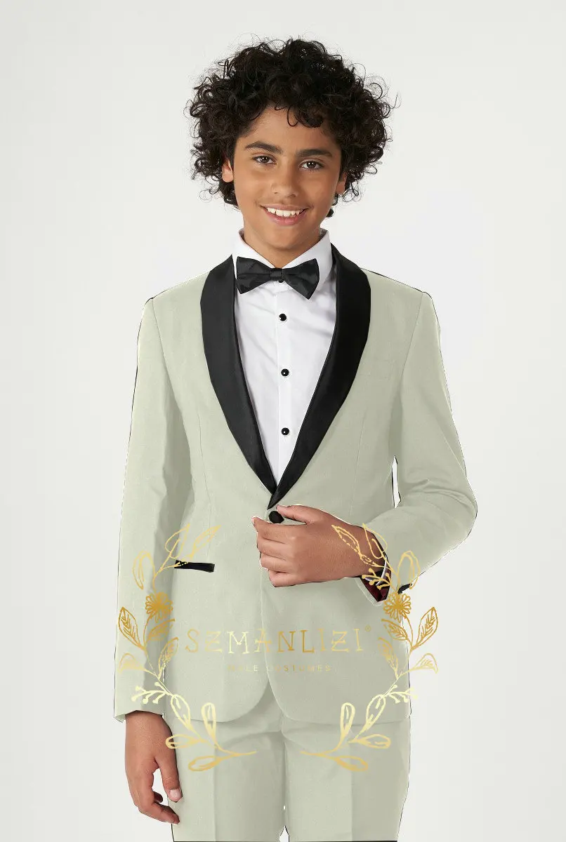 Boys Suit Two Piece Party Wedding Tuxedo Lapel Jacket Set Formal Blazer Pants Custom Kids Full Outfit 3-16 Years Old Shawl Lapel
Boys Suit Two Piece Party Wedding Tuxedo Lapel Jacket Set Formal Blazer Pants Custom Kids Full Outfit 3-16 Years Old Shawl Lapel