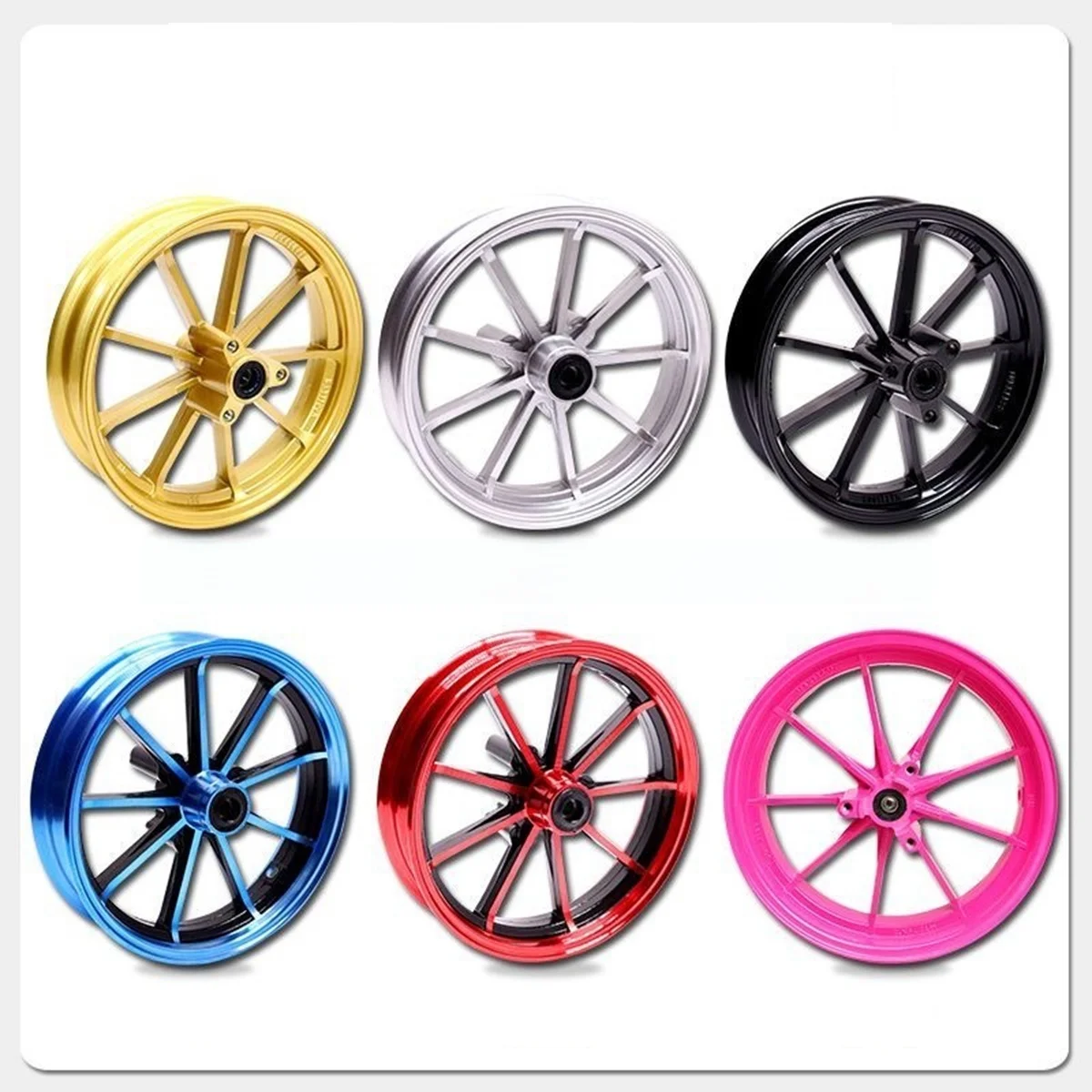 Universal 10-12*5.7*7.0 Inch Motorcycle chrysanthemum-type modified front wheel Rims For CygnusX BWS RSZ Little Monkey M3 M5 Niu
Universal 10-12*5.7*7.0 Inch Motorcycle chrysanthemum-type modified front wheel Rims For CygnusX BWS RSZ Little Monkey M3 M5 Niu