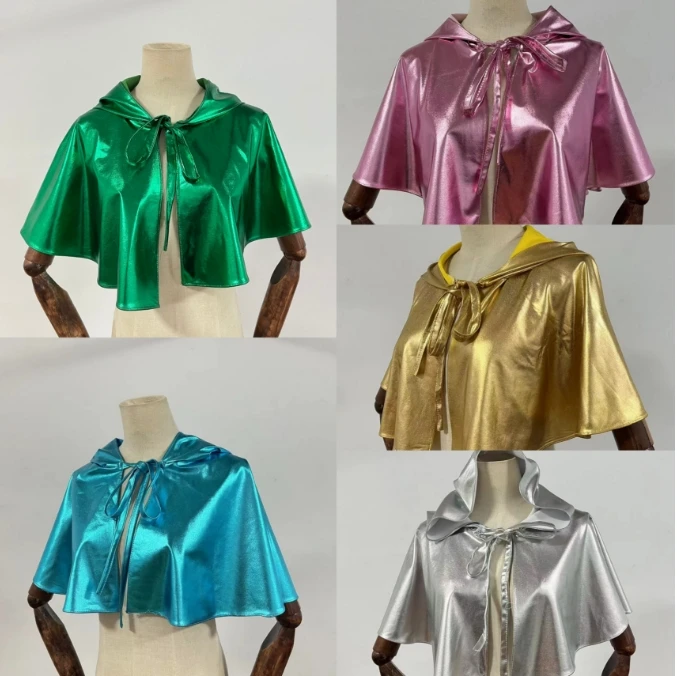 Новый плащ с капюшоном для мужчин и женщин, ролевой плащ на Хэллоуин, яркая поверхность, завязанная на плечах, пальто из полиэфирного волокна
Новый плащ с капюшоном для мужчин и женщин, ролевой плащ на Хэллоуин, яркая поверхность, завязанная на плечах, пальто из полиэфирного волокна