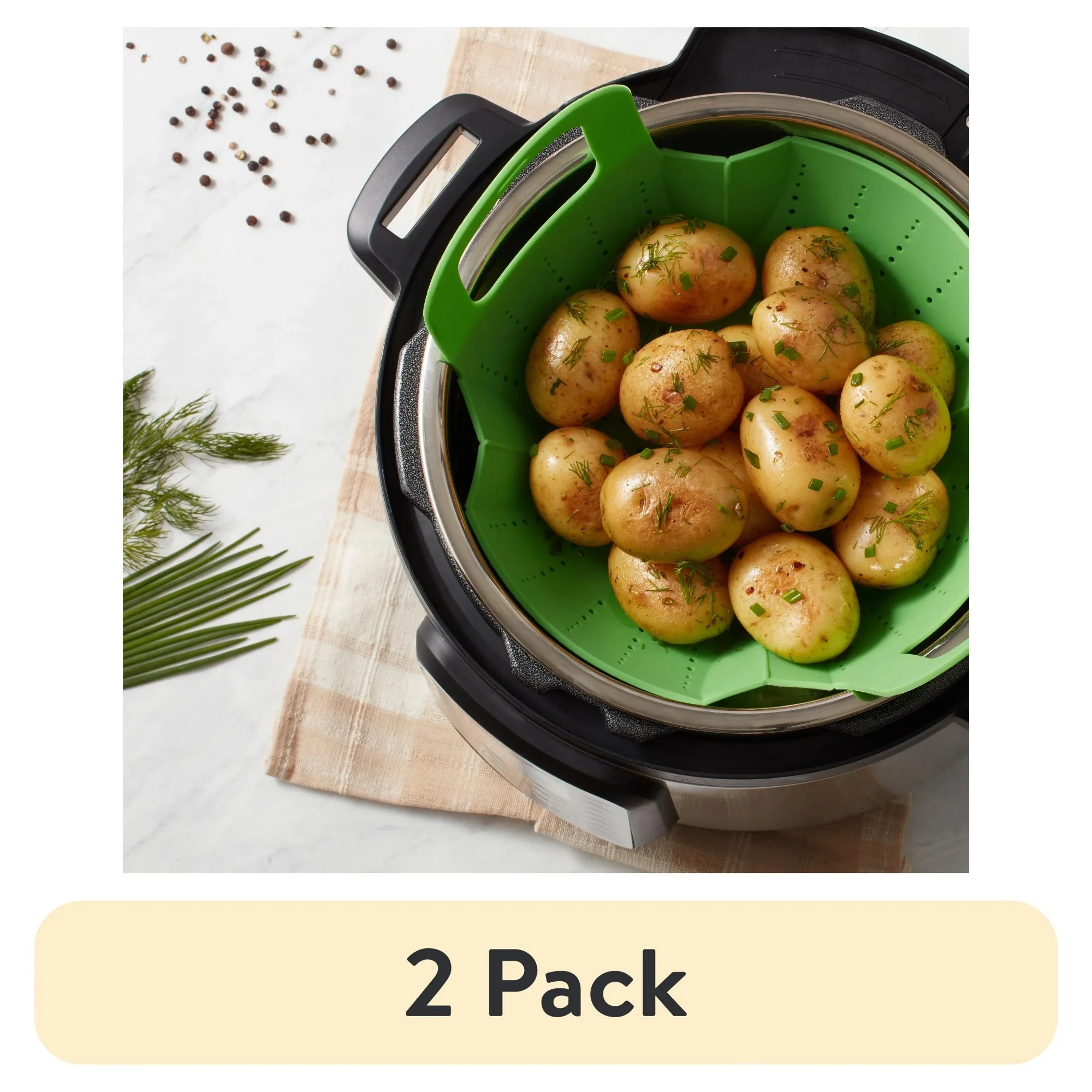 (2 шт.) Корзина для пароварки Официальный силиконовый аксессуар, совместимый с плитами на 6 литров и 8 литров зеленого цвета.
(2 шт.) Корзина для пароварки Официальный силиконовый аксессуар, совместимый с плитами на 6 литров и 8 литров зеленого цвета.