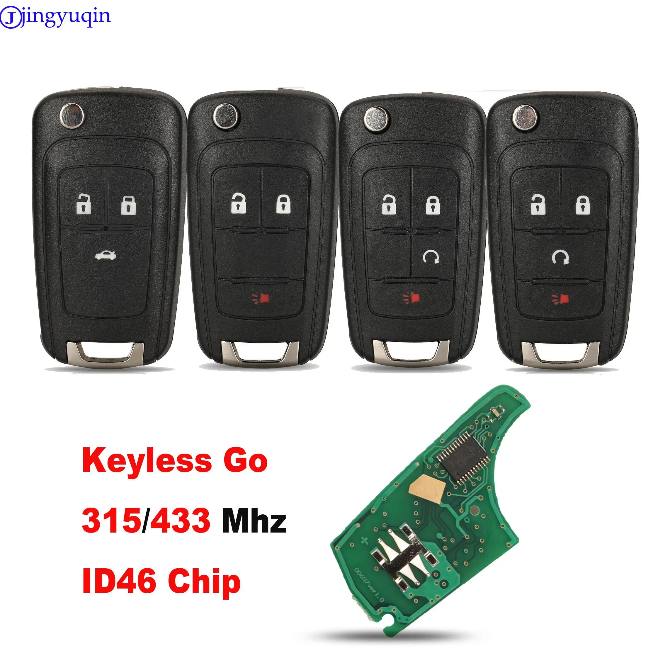 jingyuqin Keyless Go Remote Car Key For Chevrolet Cruze Epica Lova Camaro Impala 2/3/4 Buttons 433/315MHz Control Alarm Fob
jingyuqin Keyless Go Remote Car Key For Chevrolet Cruze Epica Lova Camaro Impala 2/3/4 Buttons 433/315MHz Control Alarm Fob