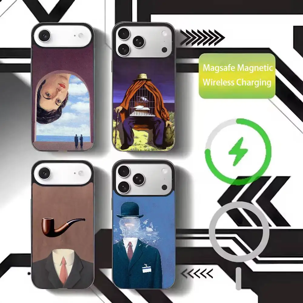 R-Rene M-Magritte Art Phone Case For iPhone17,16,15,14,13,12,11 Plus,Pro Max Magnetic For Magsafe Wireless Charging
R-Rene M-Magritte Art Phone Case For iPhone17,16,15,14,13,12,11 Plus,Pro Max Magnetic For Magsafe Wireless Charging