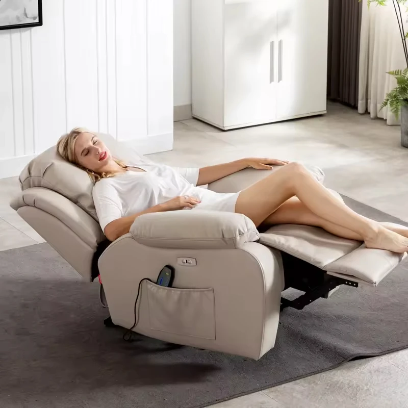 Wholesale Home Cinema Reclinable Sofa Relaxing Reclining Electric Sofa Chair One Seat Rocking Recliner Chair
Wholesale Home Cinema Reclinable Sofa Relaxing Reclining Electric Sofa Chair One Seat Rocking Recliner Chair