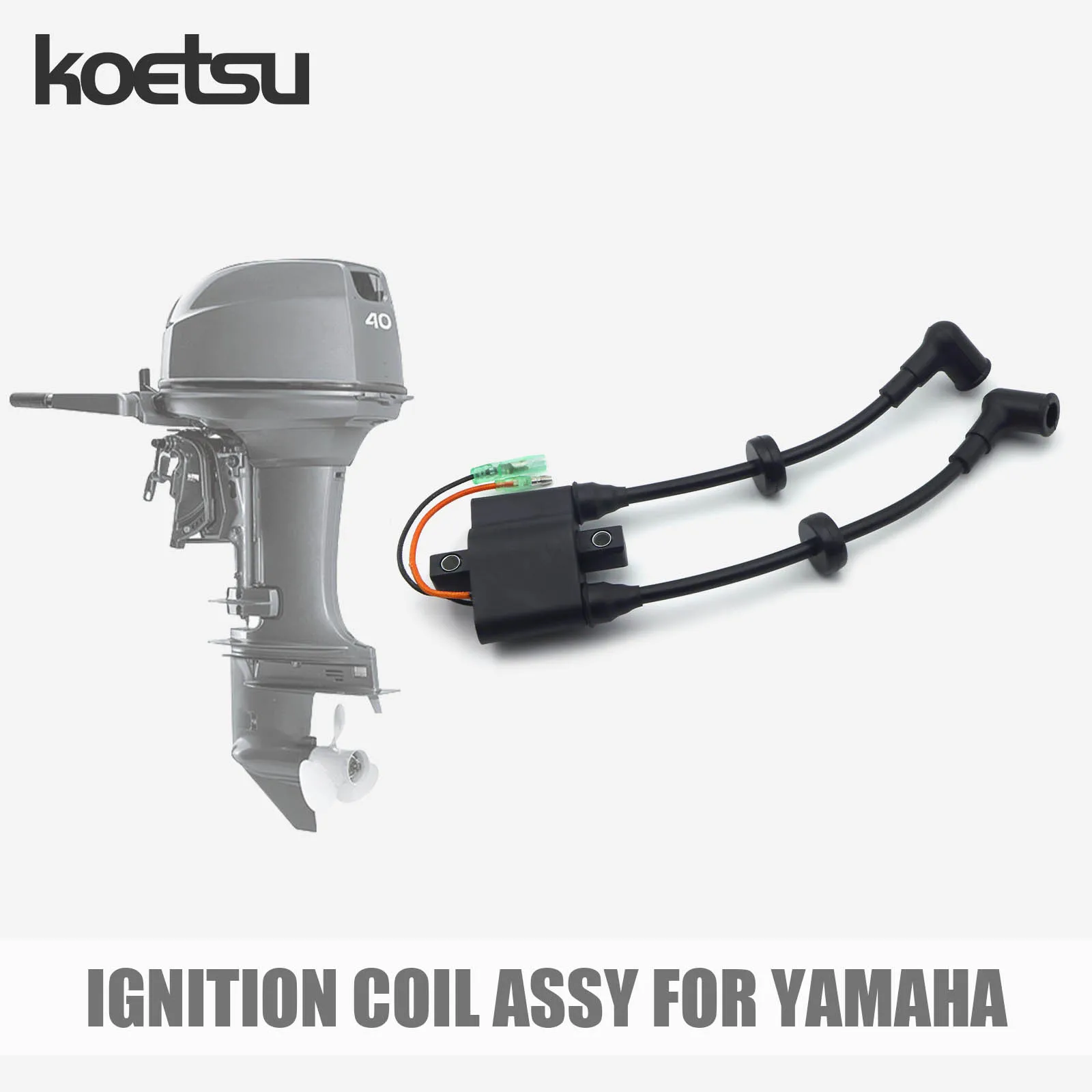 KOETSU Lgnition Coil Assy - For YAMAHA Outboard Propulsion Engines (2-85 HP 2-Stroke 4-Stroke)
KOETSU Lgnition Coil Assy - For YAMAHA Outboard Propulsion Engines (2-85 HP 2-Stroke 4-Stroke)