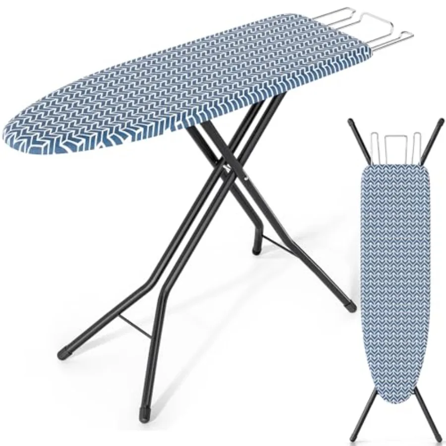 Foldable Ironing Board Full Size, Iron and Ironing Board Set Standard Size, Iron Boards with Ironrest Adjustable Height, Heavy
Foldable Ironing Board Full Size, Iron and Ironing Board Set Standard Size, Iron Boards with Ironrest Adjustable Height, Heavy