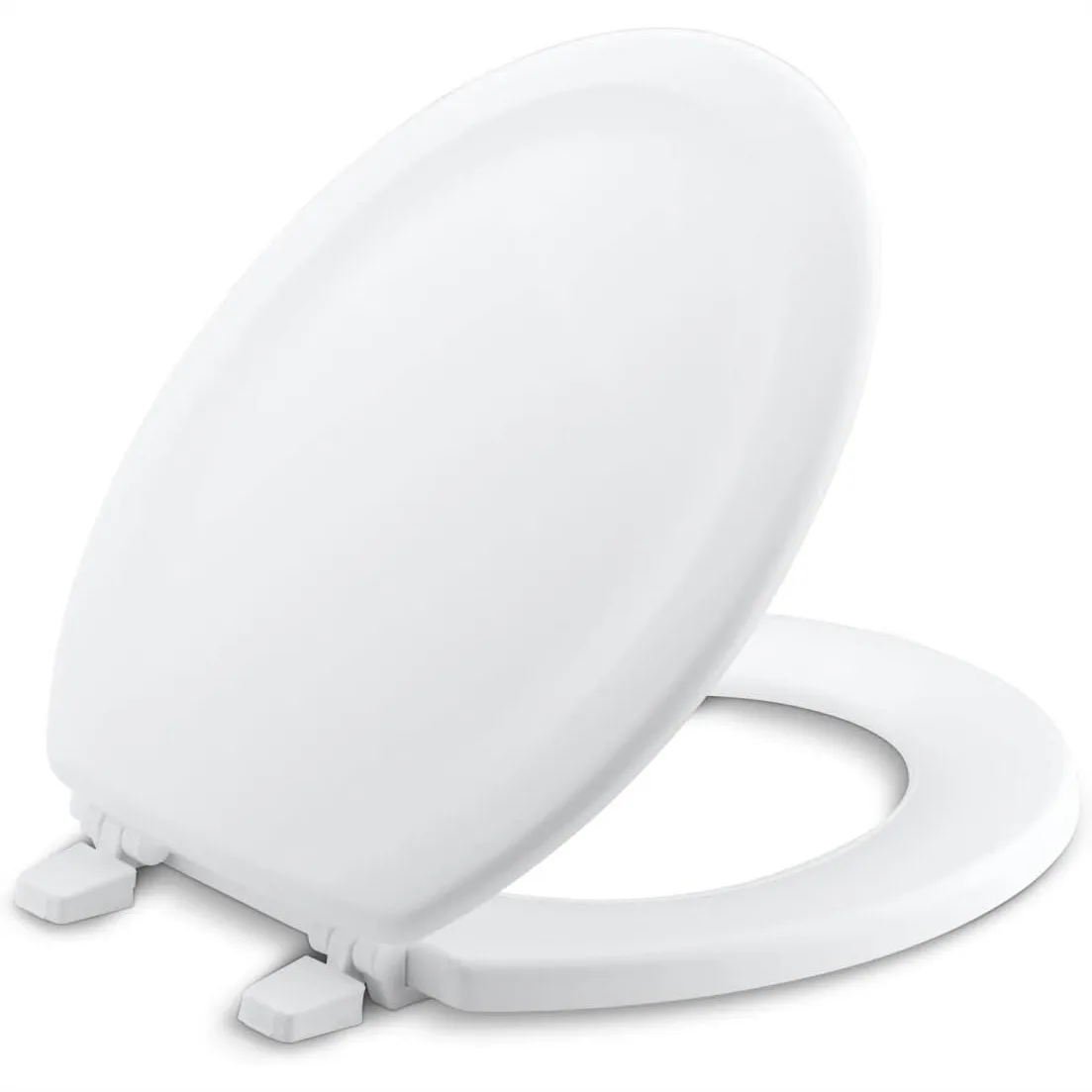 Round Toilet Seat for Standard Toilets, Compression-Molded Wood, Color-Matched Plastic Hinges, White
Round Toilet Seat for Standard Toilets, Compression-Molded Wood, Color-Matched Plastic Hinges, White