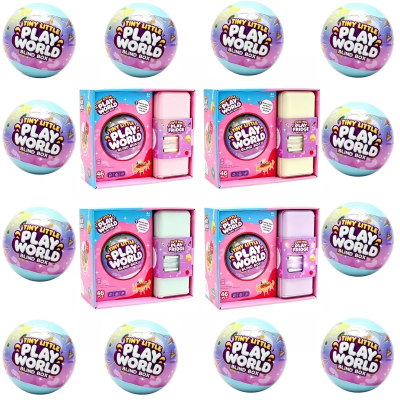2026 New Mini Fridge Blind Box Toy Set Random Mini Food Models, Micro Table Chair Pretend Play,Creative Capsule Surprise Balls
2026 New Mini Fridge Blind Box Toy Set Random Mini Food Models, Micro Table Chair Pretend Play,Creative Capsule Surprise Balls