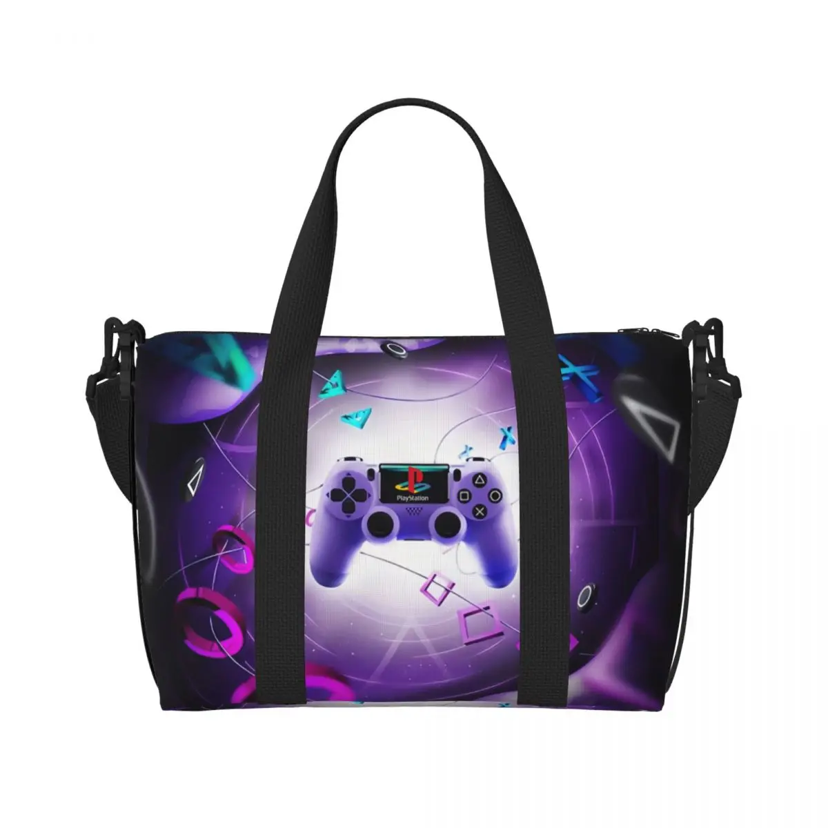 Custom PlayStations Logo Video Game Beach Tote Bag Women Extra Large Gym Carry On Travel Shopping Bags
Custom PlayStations Logo Video Game Beach Tote Bag Women Extra Large Gym Carry On Travel Shopping Bags