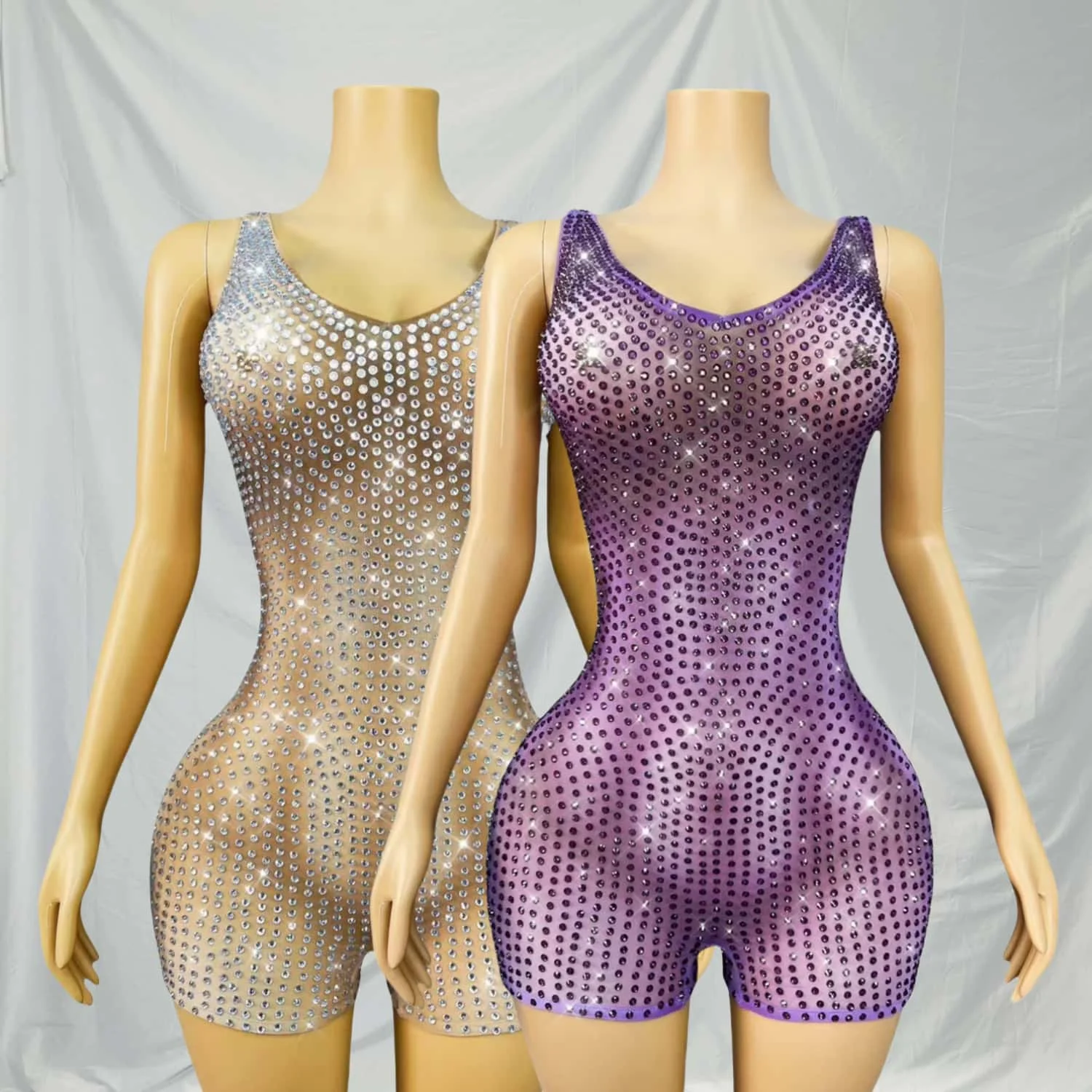 Guoguoman Blingbling Rhinestones Leotard Sexy Mesh Bodysuit Party Show Fashion Outfit Singer Dancer Perform Costume Club Vestido
Guoguoman Blingbling Rhinestones Leotard Sexy Mesh Bodysuit Party Show Fashion Outfit Singer Dancer Perform Costume Club Vestido