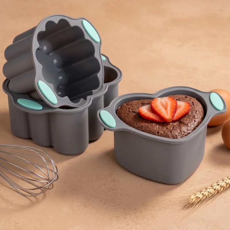 Silicone cake mold, high-temperature resistant heart-shaped cylindrical mousse mold Baking tools for home use: pudding, jelly, s
Silicone cake mold, high-temperature resistant heart-shaped cylindrical mousse mold Baking tools for home use: pudding, jelly, s