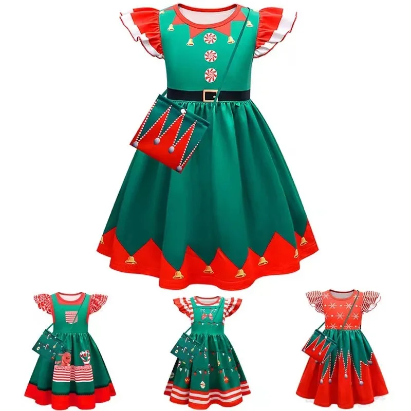 Children's Christmas Costumes Christmas Performance Dresses Cosplay Girls' Flying Sleeves Princess Dresses
Children's Christmas Costumes Christmas Performance Dresses Cosplay Girls' Flying Sleeves Princess Dresses