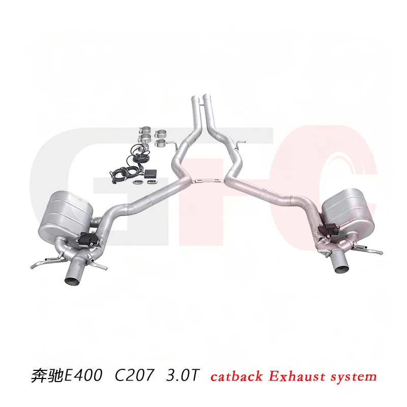 For the Mercedes-Benz E400 C207 3.0T sus304 CATBACK exhaust system, with valve muffler, custom sports car sound
For the Mercedes-Benz E400 C207 3.0T sus304 CATBACK exhaust system, with valve muffler, custom sports car sound