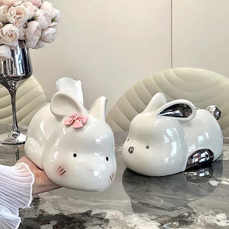 Керамическая коробка для салфеток Mengqu Rabbit для гостиной, бумажная коробка премиум-класса, креативное украшение для дома, высококачественная бумажная коробка
Керамическая коробка для салфеток Mengqu Rabbit для гостиной, бумажная коробка премиум-класса, креативное украшение для дома, высококачественная бумажная коробка