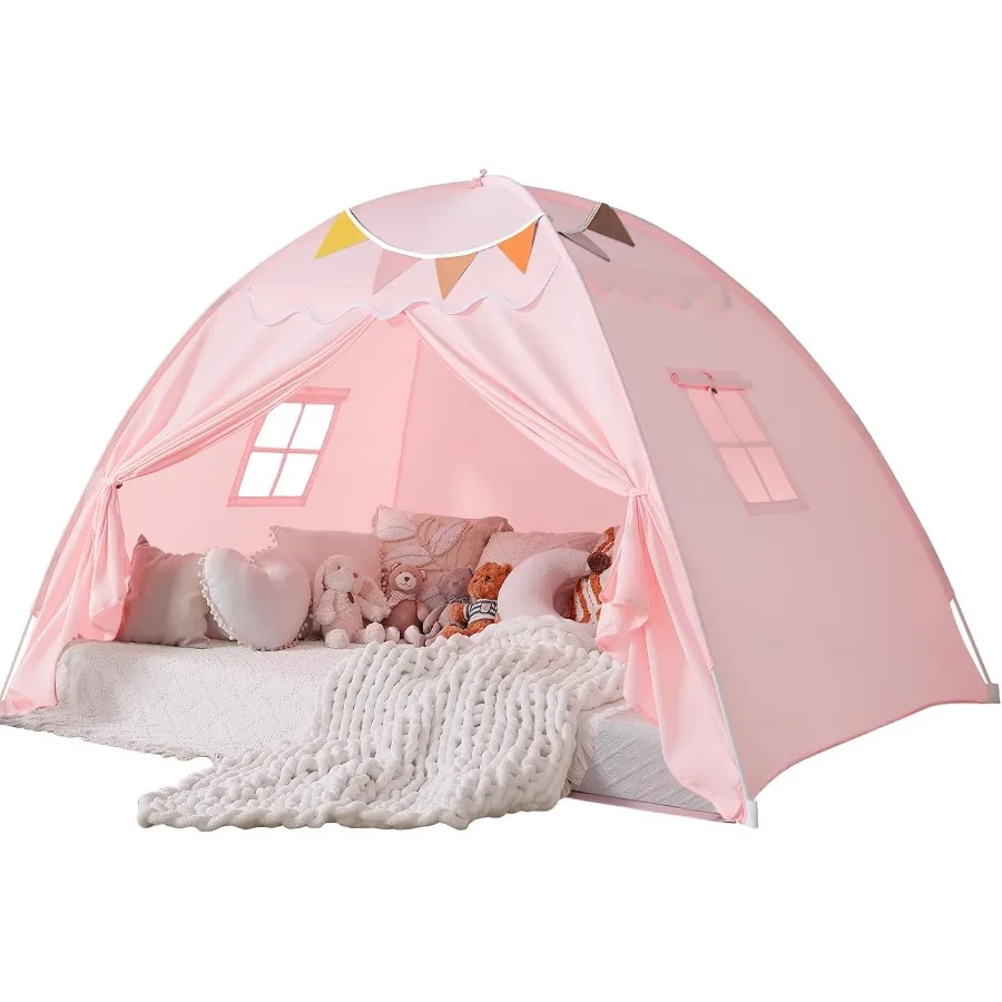 Full Size Bed Canopy for Girls Bed Tent Dream Privacy Sleeping Tents Indoor Toddler Under Bunk Pink Tent Girls Boys Bedroom Pri
Full Size Bed Canopy for Girls Bed Tent Dream Privacy Sleeping Tents Indoor Toddler Under Bunk Pink Tent Girls Boys Bedroom Pri