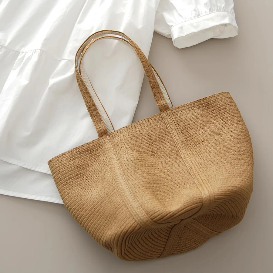 Summer Ladies Straw Woven Handbag Women Holiday Beach Bali Shopper Commute Casual Tote Top-Handle Bags Basket Shoulder Bags Sac
Summer Ladies Straw Woven Handbag Women Holiday Beach Bali Shopper Commute Casual Tote Top-Handle Bags Basket Shoulder Bags Sac