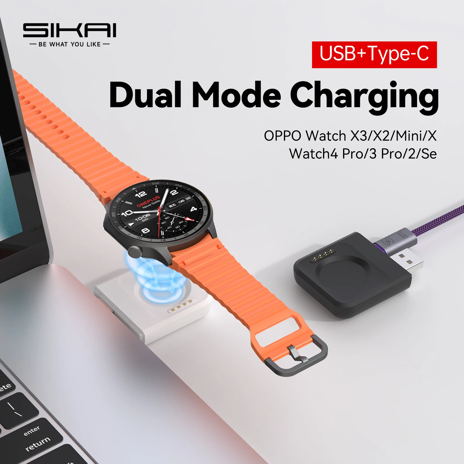 Magnetic USB/Type-C Charging Base Charger Dock Station Smart Watch Accessories Charger Cradle Dock for OPPO Watch X3/X2/X/4 Pro
Magnetic USB/Type-C Charging Base Charger Dock Station Smart Watch Accessories Charger Cradle Dock for OPPO Watch X3/X2/X/4 Pro