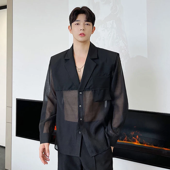 Original Sun Protection Ogees See through Transparent Mesh Shoulder Pad Men's And Women's Pure Desire Suit Jacket
Original Sun Protection Ogees See through Transparent Mesh Shoulder Pad Men's And Women's Pure Desire Suit Jacket