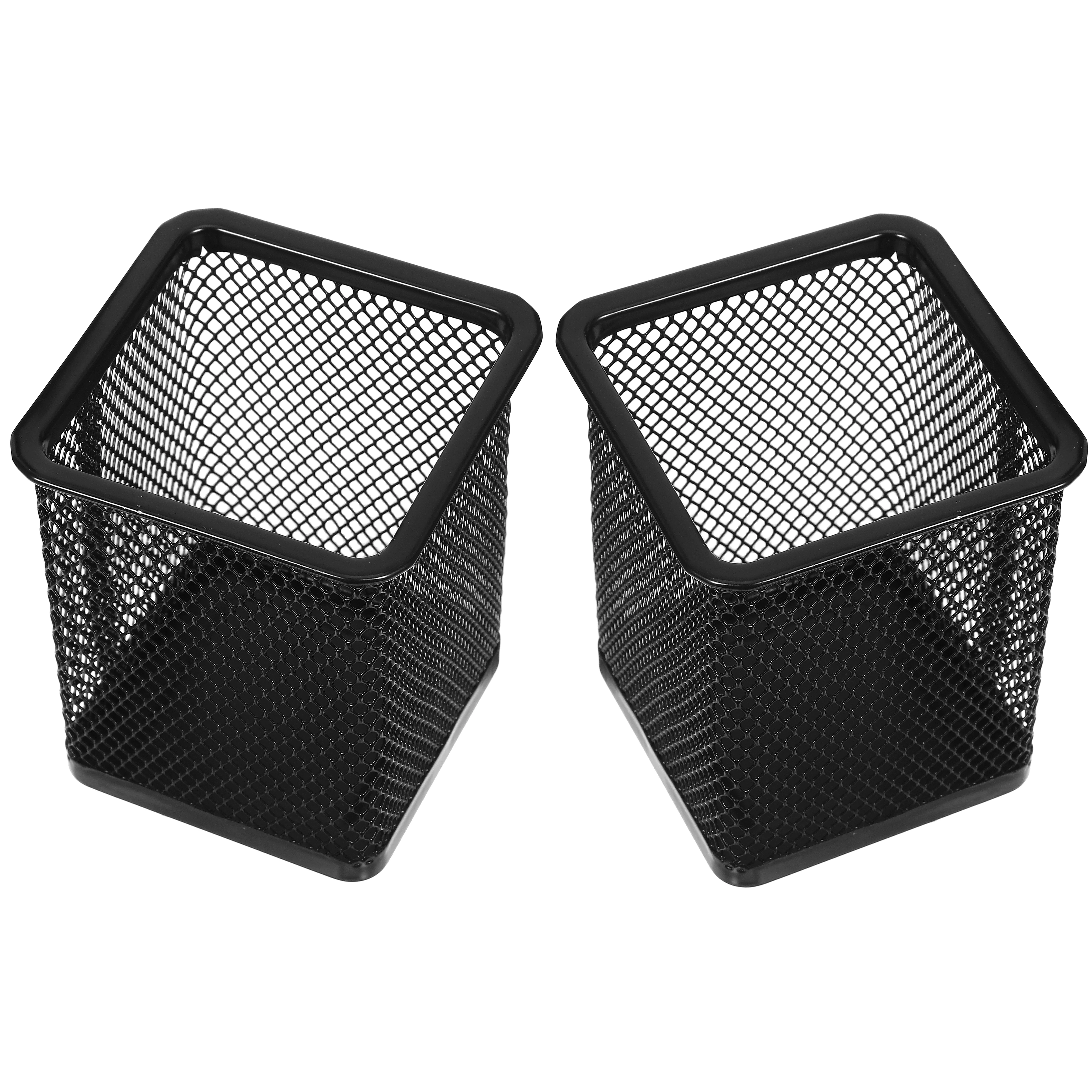 2 Pcs Metal Hollow Pen Holder Silver Mesh Square Pencil Container Drying Rack Cup Office Supplies Sturdy Lightweight
2 Pcs Metal Hollow Pen Holder Silver Mesh Square Pencil Container Drying Rack Cup Office Supplies Sturdy Lightweight