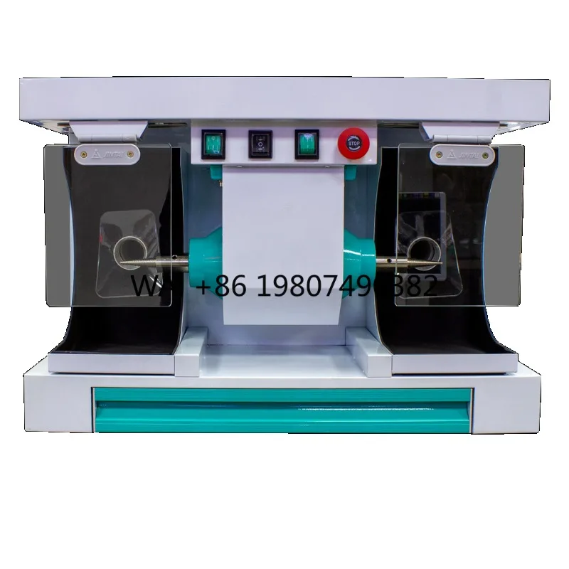 Desktop Dental Polishing Lathe 2 Heads Porcelain Grinding Machine with Drawer for Dental Lab Polishing Equipment
Desktop Dental Polishing Lathe 2 Heads Porcelain Grinding Machine with Drawer for Dental Lab Polishing Equipment