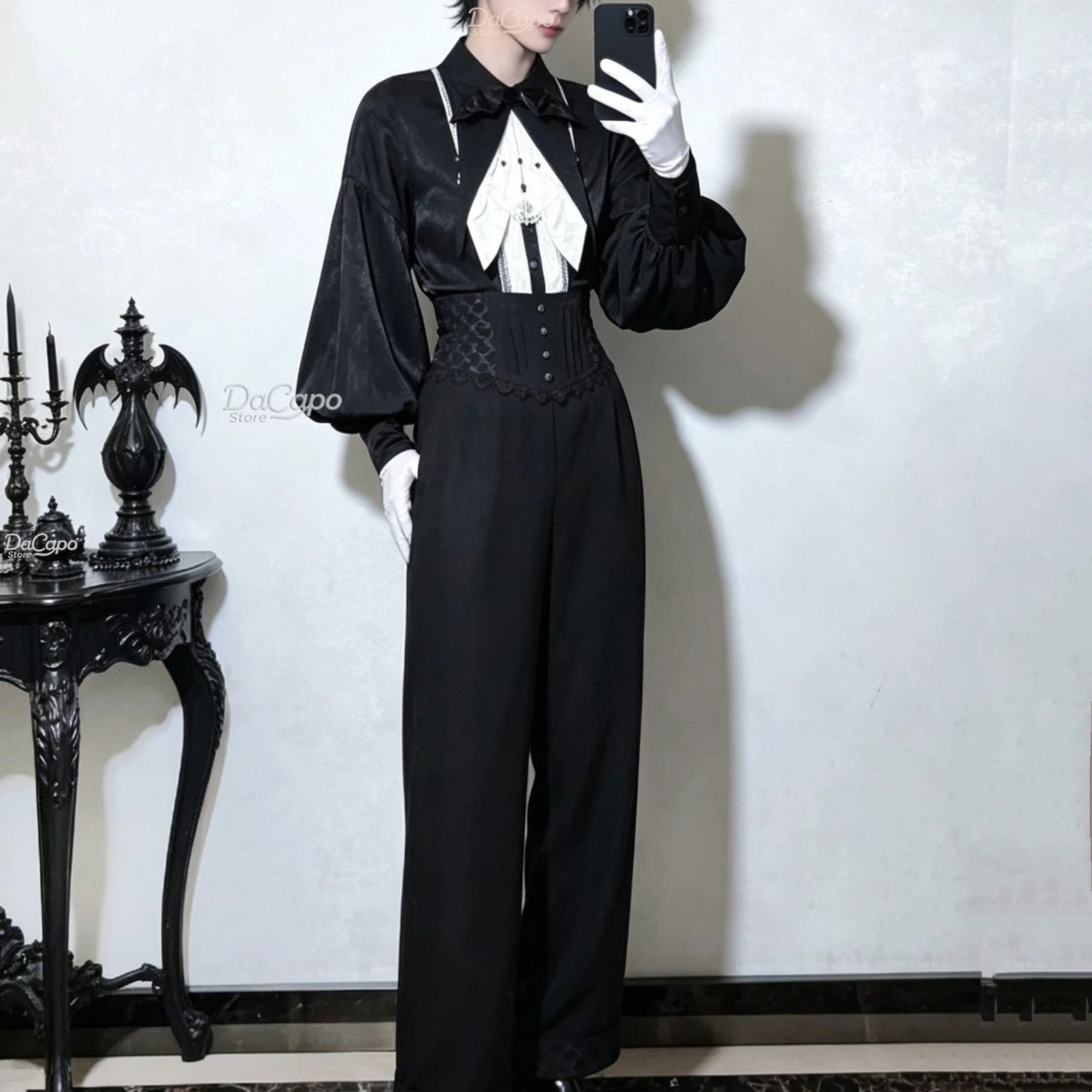 Ouji Jirai Kei Knight Rider Pants Trouser Japanese Court Suit Femboy Unisex Lolita Prince Vintage High Waist Spring Summer Women
Ouji Jirai Kei Knight Rider Pants Trouser Japanese Court Suit Femboy Unisex Lolita Prince Vintage High Waist Spring Summer Women