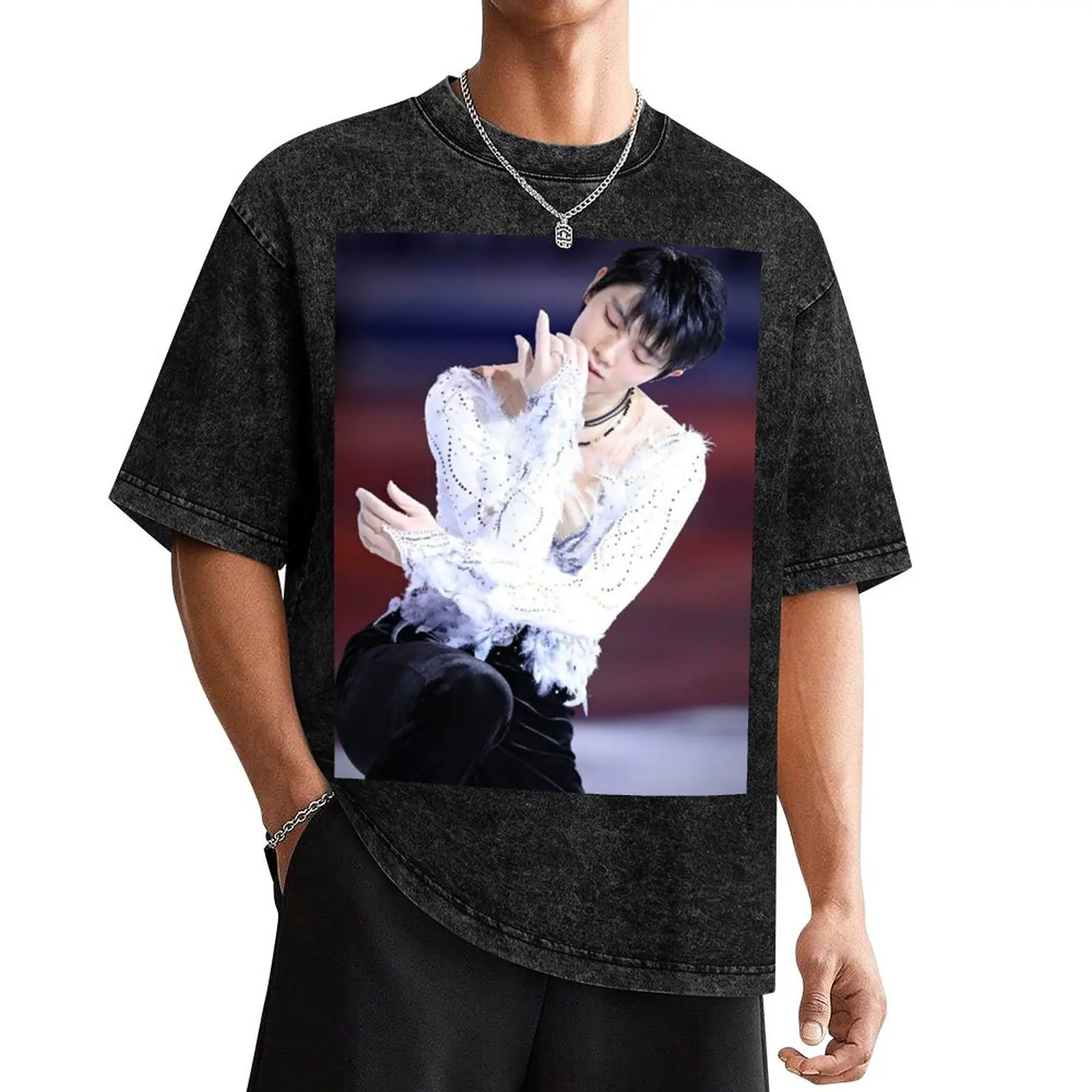 Yuzuru Hanyu - Figure Skater T-Shirt plus size tops man clothes anime clothes Men's clothing
Yuzuru Hanyu - Figure Skater T-Shirt plus size tops man clothes anime clothes Men's clothing