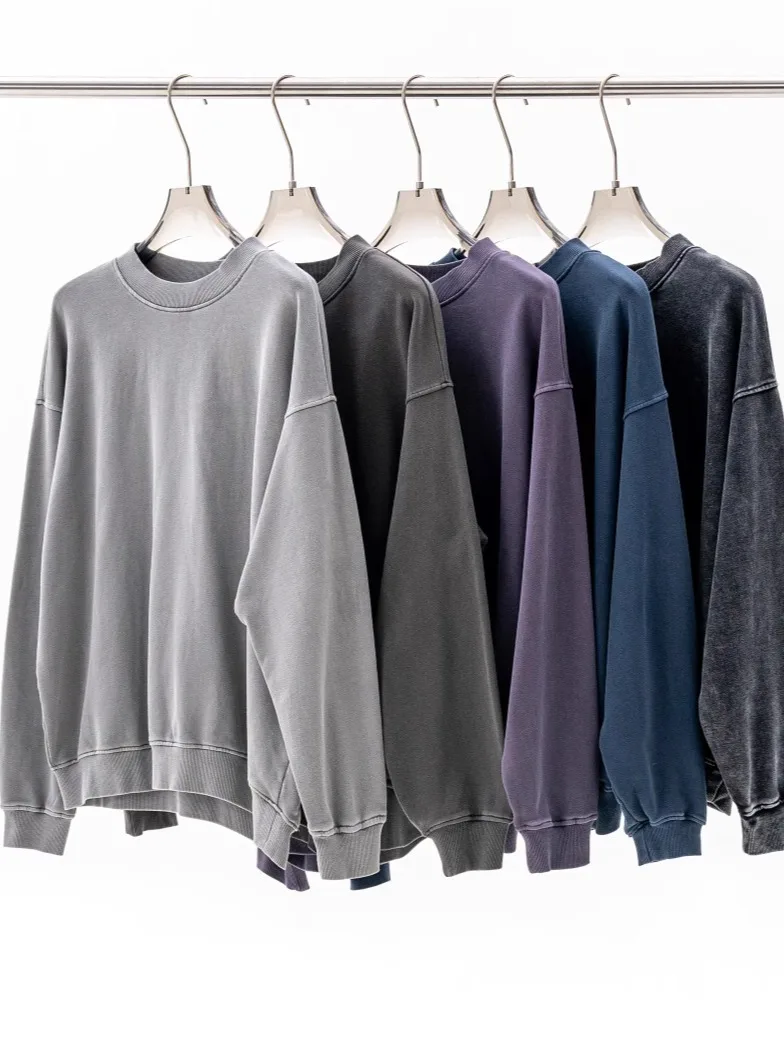 Trendy Oversize round Ne Casual Sweatirt Street Sle Heavy Waed ex Vintage Clothing Spring Autumn Winter Wear
Trendy Oversize round Ne Casual Sweatirt Street Sle Heavy Waed ex Vintage Clothing Spring Autumn Winter Wear