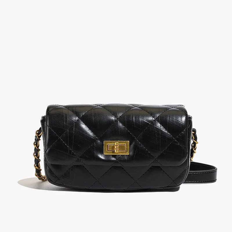 2025 Chic Quilted Chain Crossbody Bag - Elegant Mini Square Shoulder Purse, Versatile Small Designer-inspired Handbag for Women
2025 Chic Quilted Chain Crossbody Bag - Elegant Mini Square Shoulder Purse, Versatile Small Designer-inspired Handbag for Women
