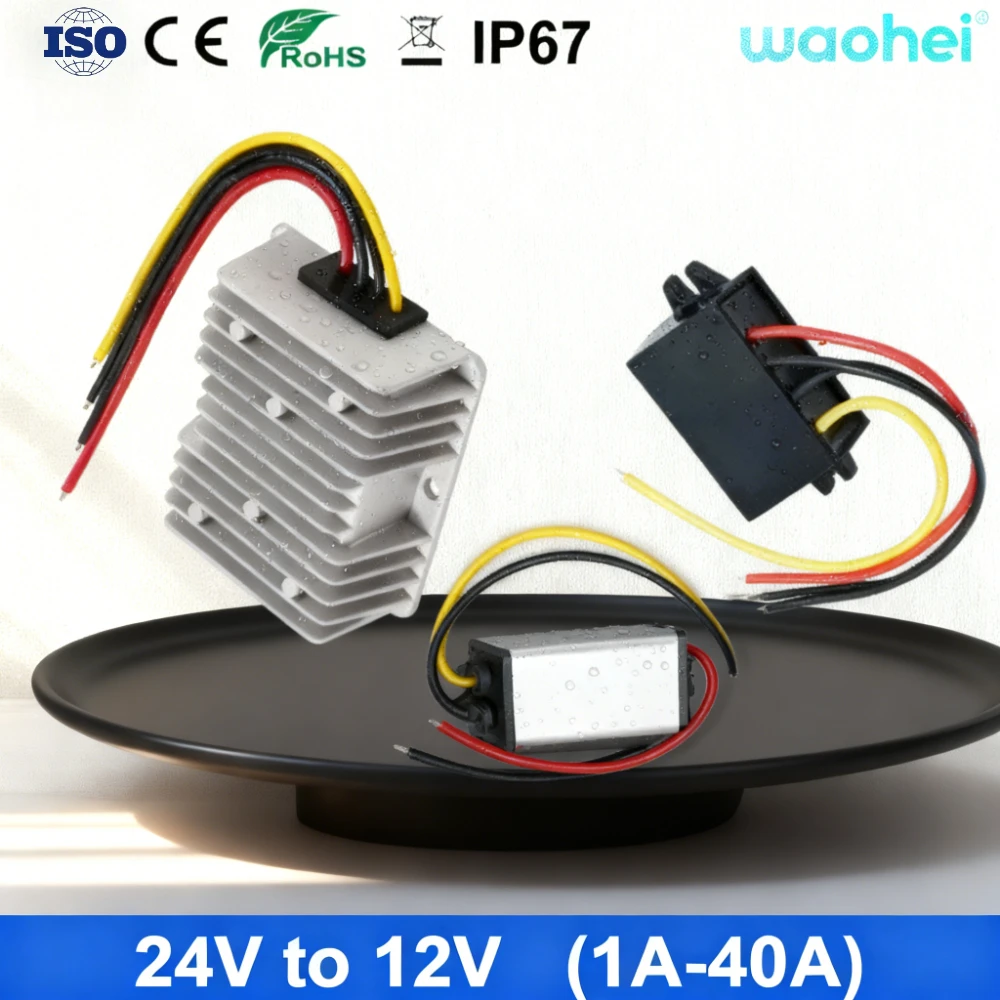 24V to 12V 1A to 40A DC DC Converter Step Down Stabilizer Voltage Buck Regulator Transformer 24 Volt to 12 Volt Certificated CE
24V to 12V 1A to 40A DC DC Converter Step Down Stabilizer Voltage Buck Regulator Transformer 24 Volt to 12 Volt Certificated CE
