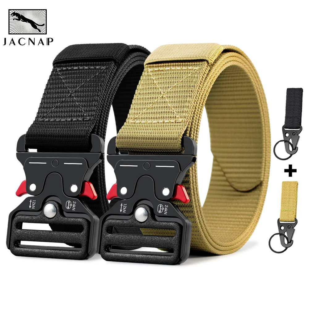 JACNAIP Men Belt Outdoor Army Tactical Belt Hunting Metal Multi - Function Alloy Buckle Marine Corps Canvas nylon Belt for Men
JACNAIP Men Belt Outdoor Army Tactical Belt Hunting Metal Multi - Function Alloy Buckle Marine Corps Canvas nylon Belt for Men