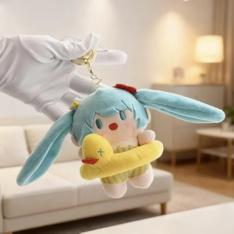 Cute Hot Hatsune New Miku Swim Ring Pendant Plush Toy Soft Stuffed Animal Backpack Charm Accessories for Girls Birthday Gift
Cute Hot Hatsune New Miku Swim Ring Pendant Plush Toy Soft Stuffed Animal Backpack Charm Accessories for Girls Birthday Gift
