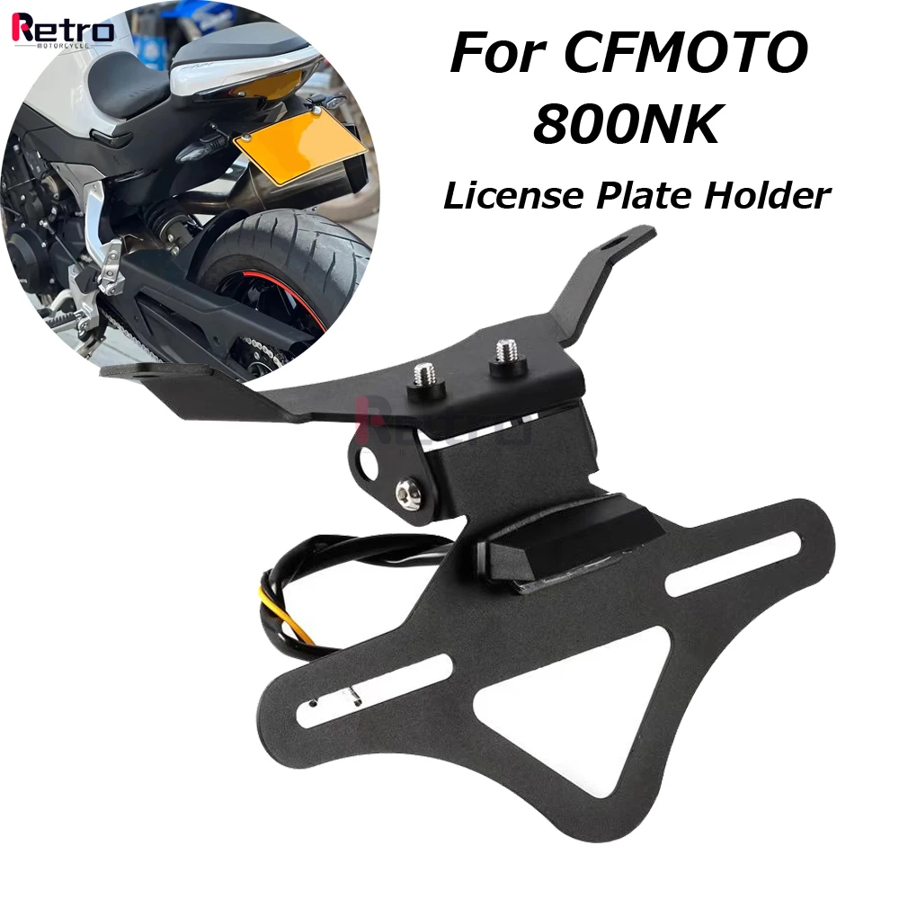 License Plate Holder LED Light For CFMOTO 800NK NK800 Motorcycle Accessories Tail Tidy Fender Eliminator
License Plate Holder LED Light For CFMOTO 800NK NK800 Motorcycle Accessories Tail Tidy Fender Eliminator