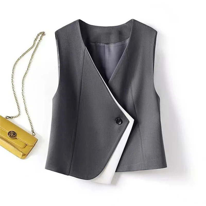 Faionable Personalized Vest Summer Women's Svel Jaet ort Length V-Ne Pure Color Commute Sle Polyester Fabric
Faionable Personalized Vest Summer Women's Svel Jaet ort Length V-Ne Pure Color Commute Sle Polyester Fabric