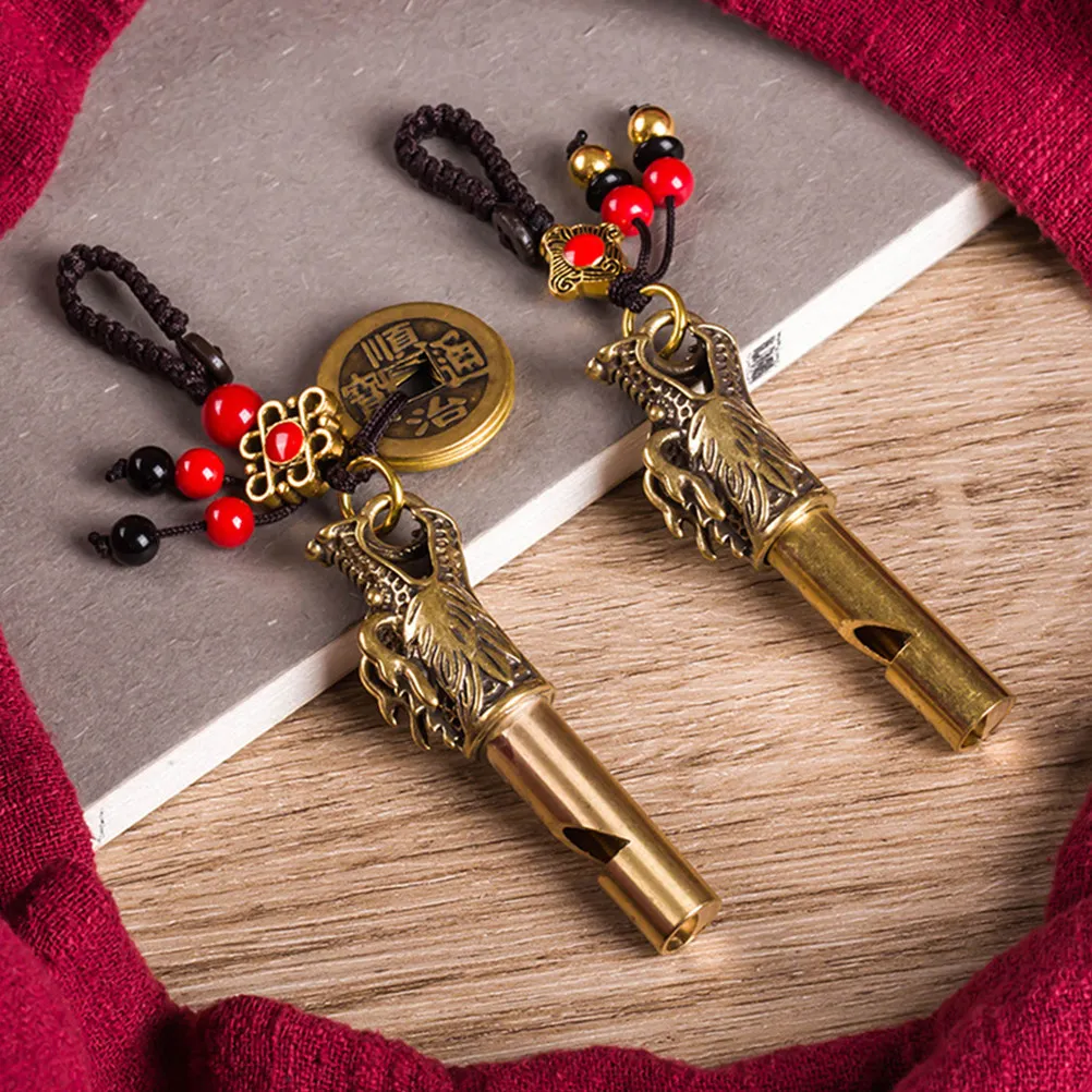 1Pcs Dragon Head Brass Whistle Vintage Outdoor Survival Emergency Keychain Pendant Retro Elegant Pendant Camping Help Whistle
1Pcs Dragon Head Brass Whistle Vintage Outdoor Survival Emergency Keychain Pendant Retro Elegant Pendant Camping Help Whistle