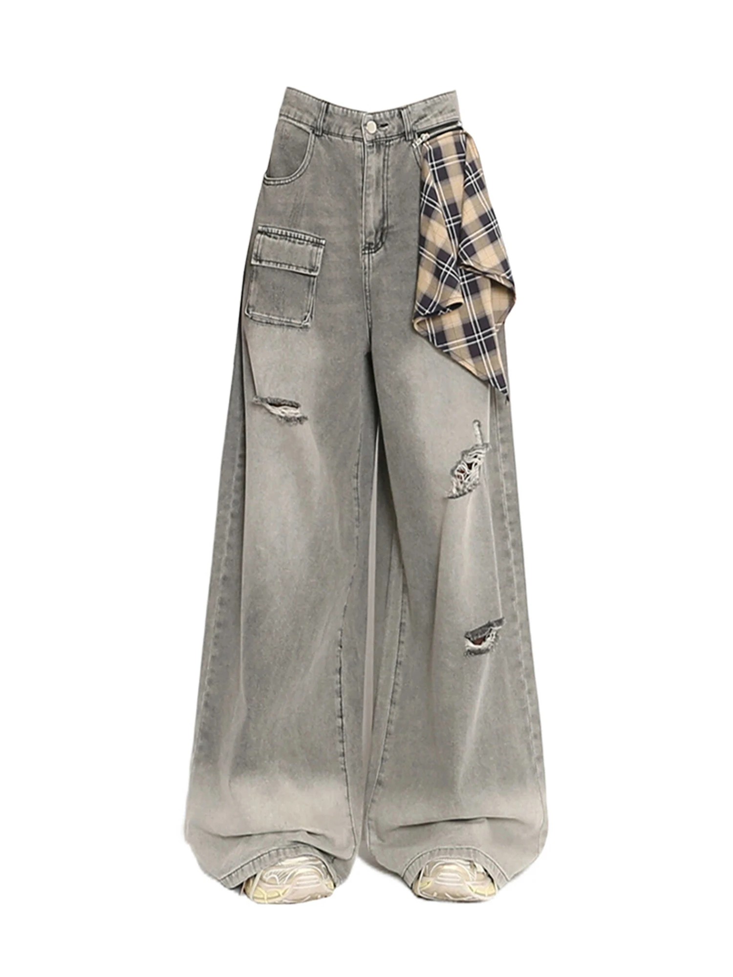Женские серые мешковатые рваные джинсы Y2k, японский стиль 2000-х годов, джинсовые брюки-бойфренды, винтажные джинсовые брюки большого размера в стиле Харадзюку, осень 2023 г.
Женские серые мешковатые рваные джинсы Y2k, японский стиль 2000-х годов, джинсовые брюки-бойфренды, винтажные джинсовые брюки большого размера в стиле Харадзюку, осень 2023 г.