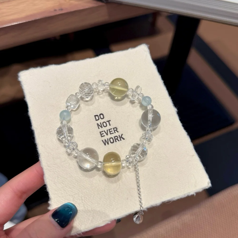 Natural Yellow Citrine Clear Quartz 14mm Bead Bracelet Women Reiki Healing Strand Bangles Jewelry For Female Gift 1PCS
Natural Yellow Citrine Clear Quartz 14mm Bead Bracelet Women Reiki Healing Strand Bangles Jewelry For Female Gift 1PCS