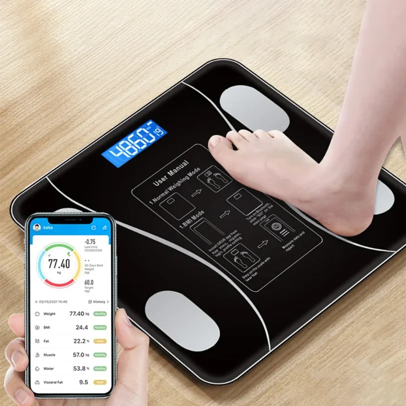 Professional Bluetooth Body Scale LED Coverage Glass Application Up to 180kg
Professional Bluetooth Body Scale LED Coverage Glass Application Up to 180kg
