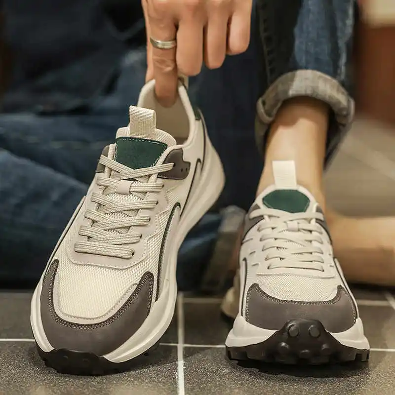 Мужские кроссовки на тонком и толстом каблуке, повседневные, для прогулок, спортивные, плоские ботинки, сабо, высокого качества
Мужские кроссовки на тонком и толстом каблуке, повседневные, для прогулок, спортивные, плоские ботинки, сабо, высокого качества