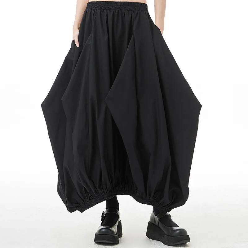 Women Oversize Skirts Solid Skirt Pleated Pocket Ankle Length Elastic Waist Lantern Skirt Casual Streetwear 2025 Spring Autumn
Women Oversize Skirts Solid Skirt Pleated Pocket Ankle Length Elastic Waist Lantern Skirt Casual Streetwear 2025 Spring Autumn