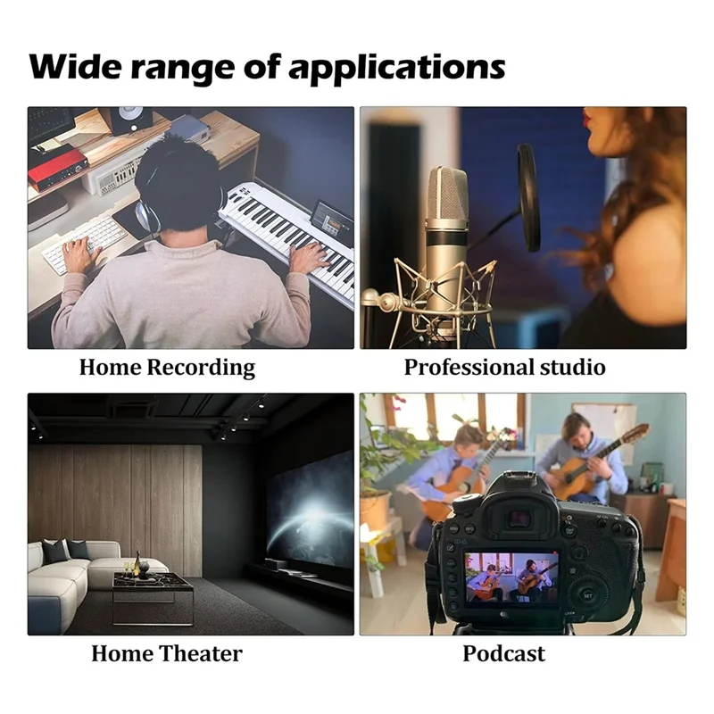 ABLB-2 Pack Bass Trap Acoustic Soundproof Foam Large Size Sound Absorption Studio Corner Foam For Home Ktv Cinema Bar
ABLB-2 Pack Bass Trap Acoustic Soundproof Foam Large Size Sound Absorption Studio Corner Foam For Home Ktv Cinema Bar