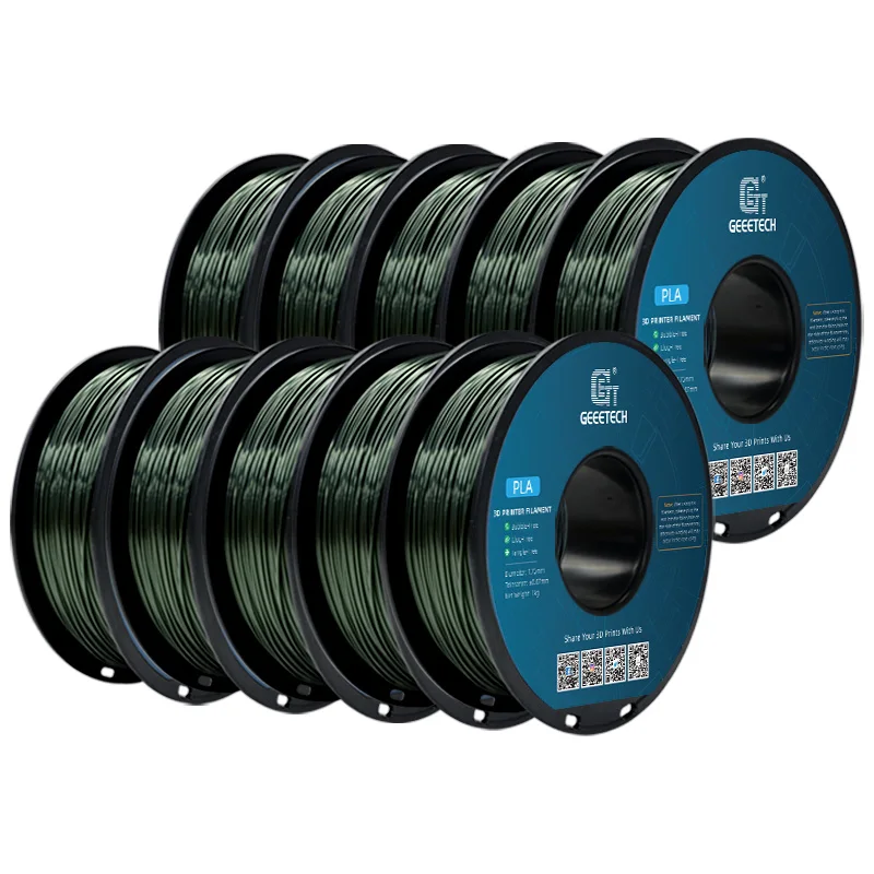 GEEETECH 10KG Silk PLA 3D Printing Filament 1.75mm Easy to Print FDM Universal Printing Material, Safe, Vacuum Packed
GEEETECH 10KG Silk PLA 3D Printing Filament 1.75mm Easy to Print FDM Universal Printing Material, Safe, Vacuum Packed