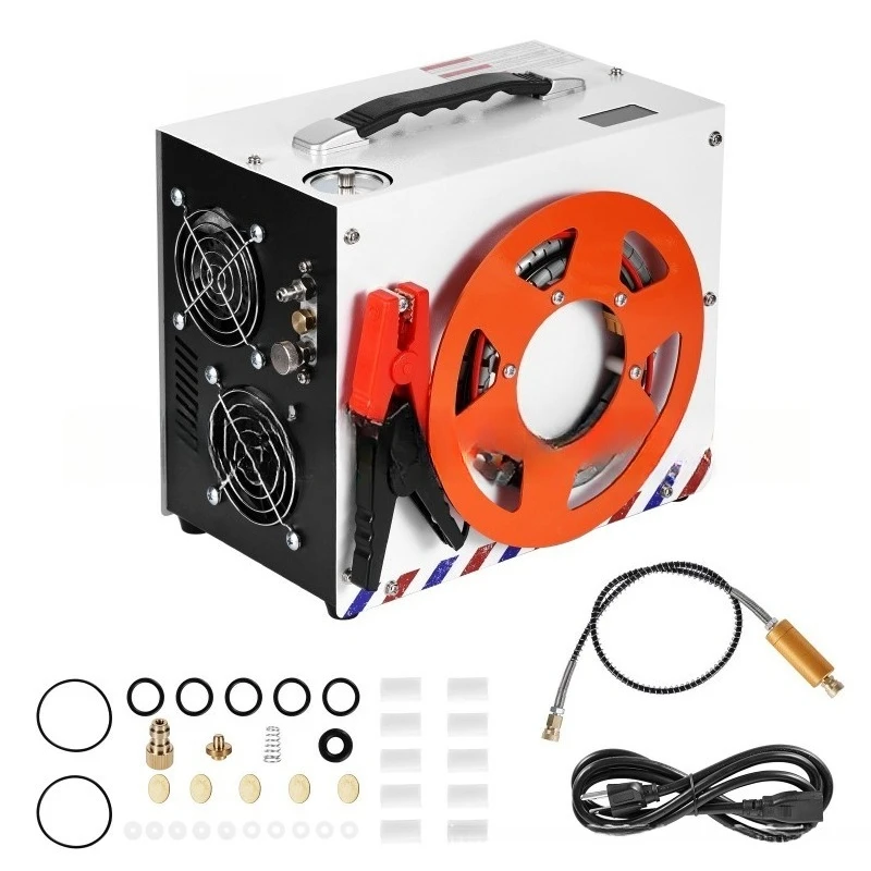 Built-in 12-volt vehicle high-pressure air pump 30mpa inflator air pump 4500 
Built-in 12-volt vehicle high-pressure air pump 30mpa inflator air pump 4500