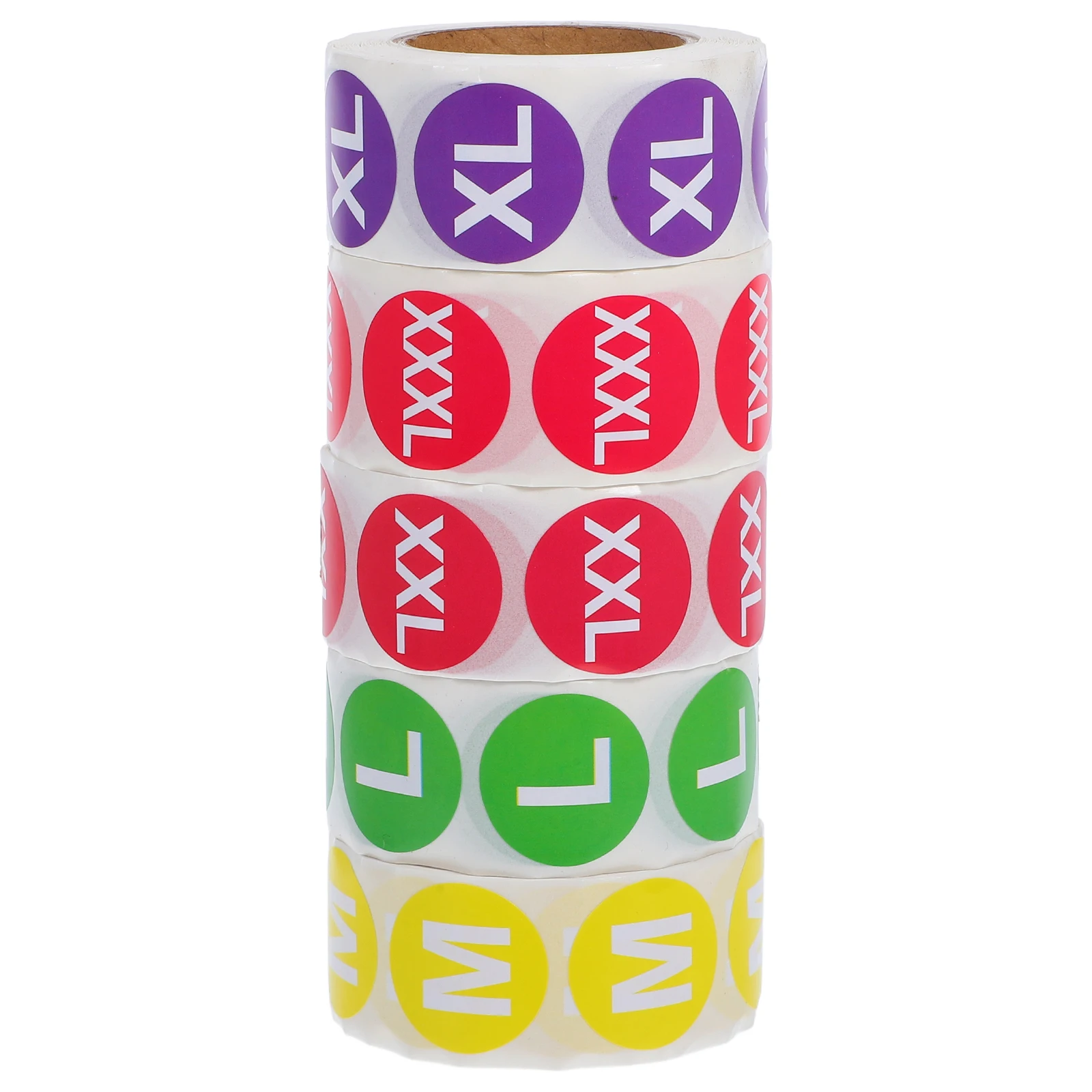 5 Rolls for Clothing Round Stickers White Text S to XXXL Round Sizes Stickers For Clothing Sticker Removable Adhesive Tags
5 Rolls for Clothing Round Stickers White Text S to XXXL Round Sizes Stickers For Clothing Sticker Removable Adhesive Tags