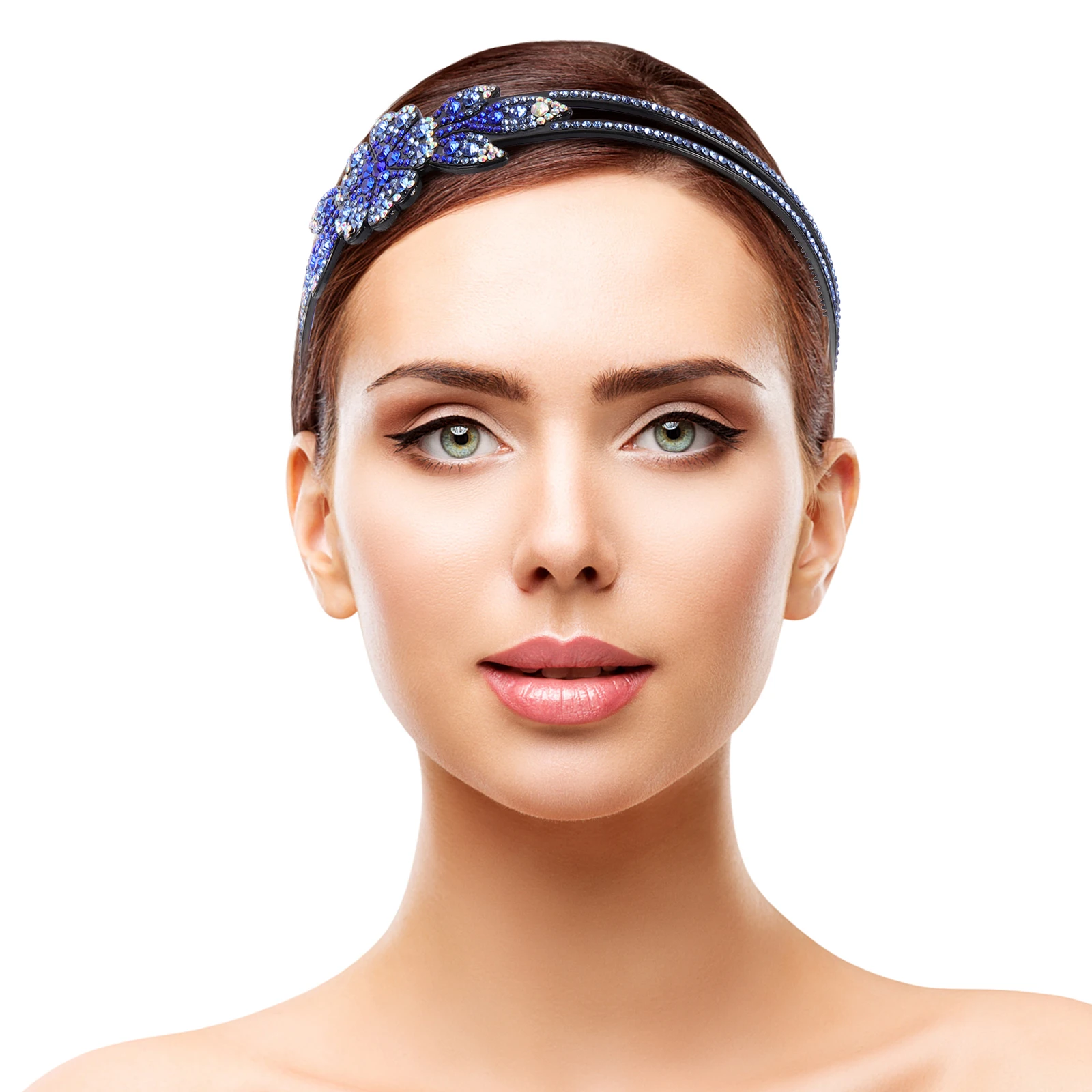 4pcs Five-petal Flower Hairband Wide Rhinestone Headband Non-slip Teeth Comb Girls Kids Blue Purple Long Decor Party 
4pcs Five-petal Flower Hairband Wide Rhinestone Headband Non-slip Teeth Comb Girls Kids Blue Purple Long Decor Party