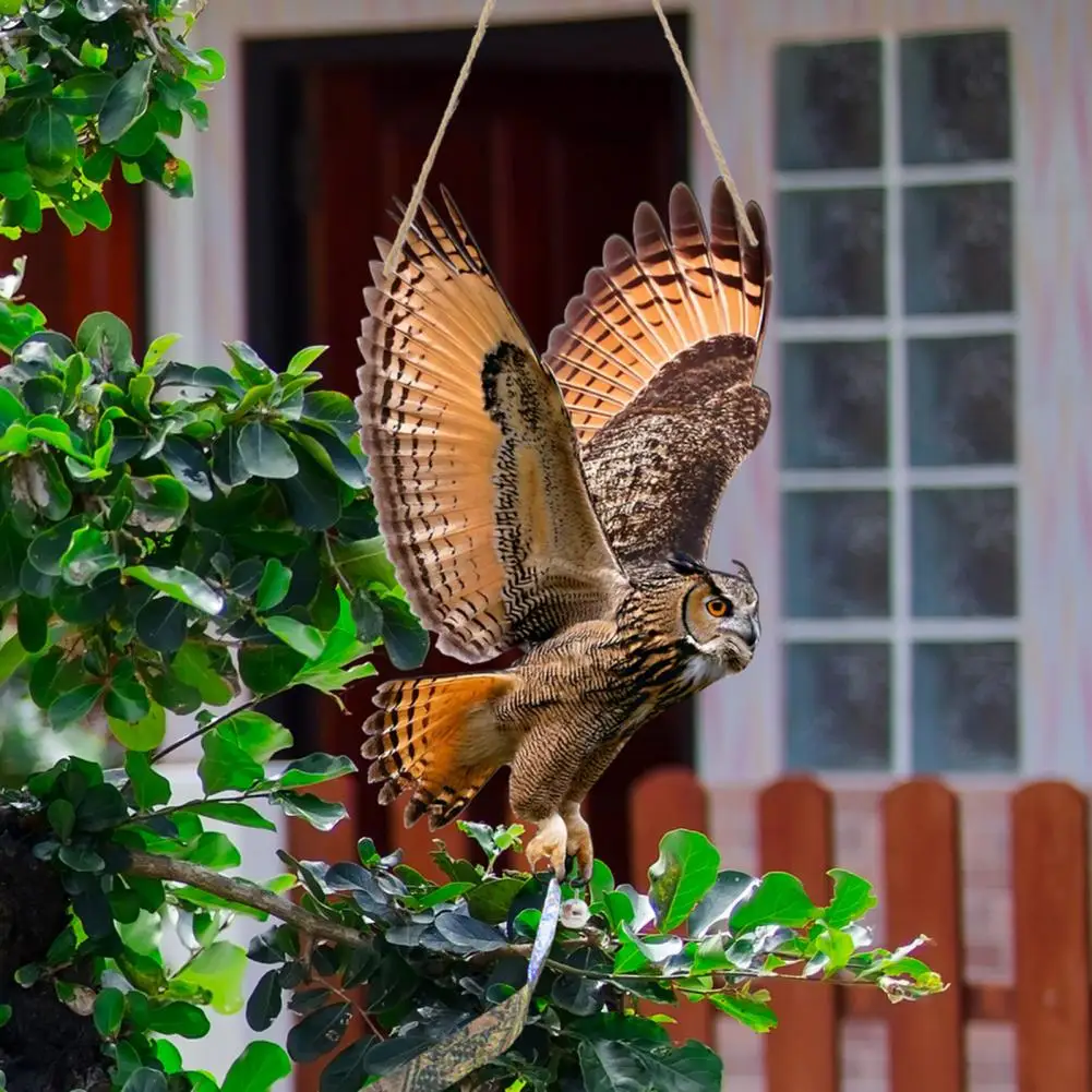 Tree Balcony Window Owl Decoy Reflective Tape Eagle Plastic Owl Decoy Set to Scare Pigeons Away from Balcony Garden for Patio
Tree Balcony Window Owl Decoy Reflective Tape Eagle Plastic Owl Decoy Set to Scare Pigeons Away from Balcony Garden for Patio